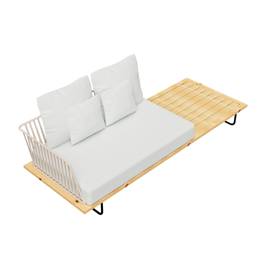 Morgan Module Left/Right with Top Table Zimmer Indonesia